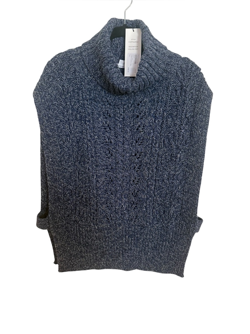 Veronica Beard Collina Vest in Navy Size XS/S NWT